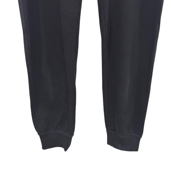 Norma Kamali Sweats Joggers Black Size Small Sweatpants Tapered Lounge Cozy - Picture 3 of 9